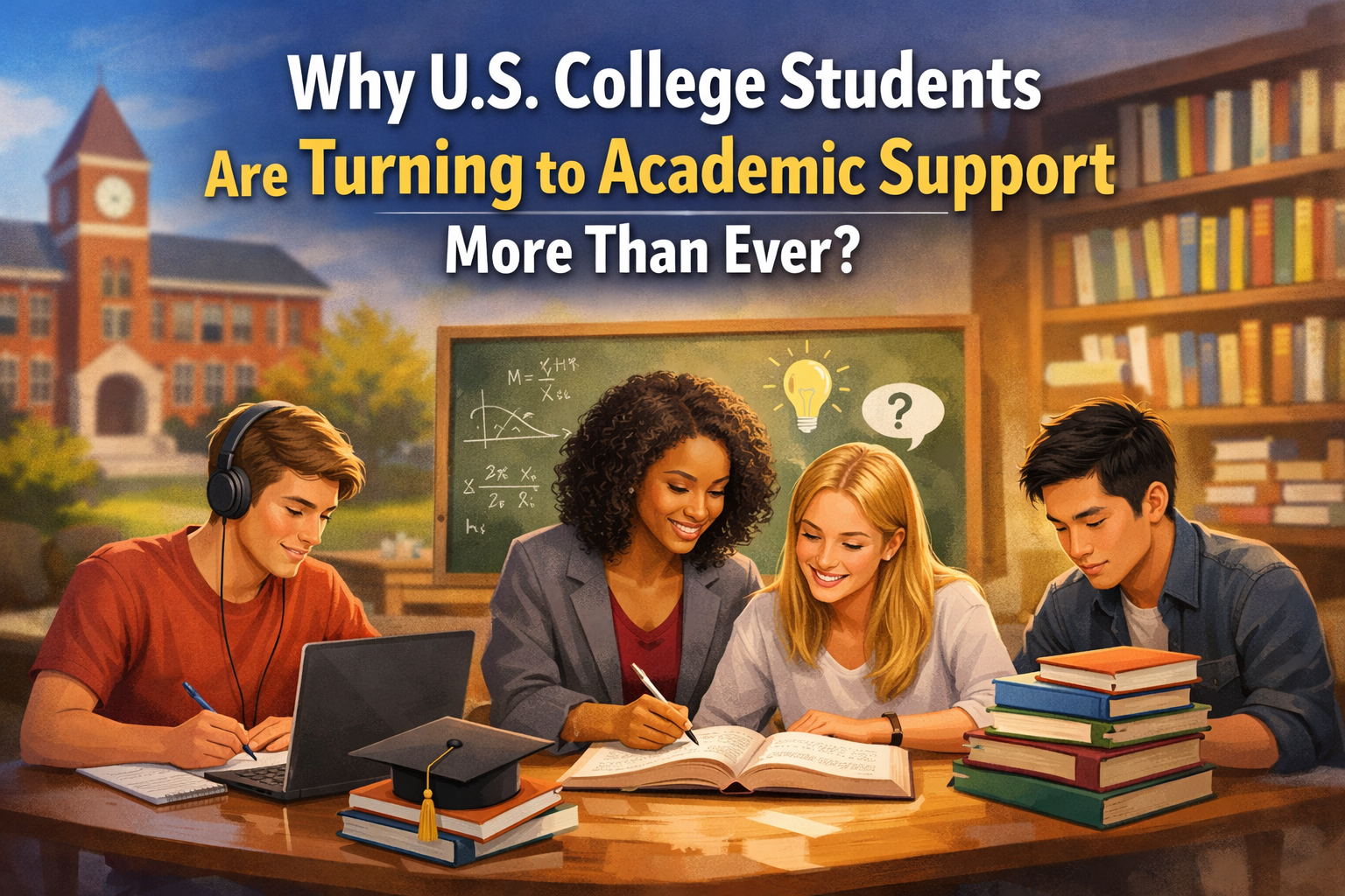 Why U.S. College Students Are Turning to Academic Support More Than Ever?