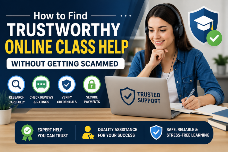 How to Find Trustworthy Online Class Help Without Getting Scammed